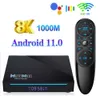 H96 MAX 3566 TV BOX Android 11 8G 64G RK3356 지원 2.4G 5G WiFi 8K 24FPS 4K Google H96MAX 미디어 플레이어 4GB 32G Q6 컨트롤러