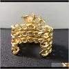 Bracelets Drop Delivery 2021 Vintage Gold Color Egyptian Pharaoh Design Beetle Big Bangle Cuff Bracelet Brand Copper Jewelry 0930 30Nj1