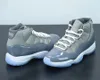 Najwyższa autentyczna jakość Jumpman 11 buty do koszykówki 11S High Gym Retro „Cool Grey” farba True Fibre Fashion Fashion Outdoor Sports Sneaker z pudełkiem