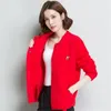 Sweater Women's Jacket Cardigan Short Paragraph Autumn And Winter Solid Color Loose Top Thick Warm 210427