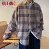 RUIHUO laine hommes veste Streetwear hommes veste vêtements Harajuku Vintage vestes pour hommes M-2XL arrivées 211029