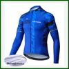 Pro Team MERIDA Maillot De Cyclisme Hommes Polaire Thermique À Manches Longues Chemise De Vélo De Route Route Vélo Tops Uniforme De Sport Vêtements De Course Vêtements De Sport De Plein Air Y21050602