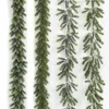 Dekoratif Çiçekler Çelenk 180 cm 50 cm PE Yaprak Noel Yapay Yeşil Yaprakları Parti Xmas Garland Çelenk Ağacı Süsler Asılı Decoratio