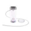 Portable Hookah Pipes Set Acrylic Shisha Chicha Narguile Plastic Smoking Water Pipe LED Lighter Glass Oil Rig 278 V2