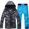 Ski -jassen uit Sking Coat Men039S Ski Suit Winterjack Winterjas Waterdichte Bloembare snowboardbroek Warm vrouwelijk Mountain Outdoor2123970