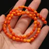 Andra naturliga koraller pärlknappformade orange röd lös distanspärlor med smycken som gör DIY armband halsband örhänge tillbehör rita22