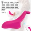 G Spot Finger Vibrator Vibradores silenciosos remotos sem fio para casais para controle de estimulação intensa Brinquedo à prova d'água 210618287Y