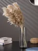 Bouquet de fleurs d'herbe de pampa pour usage de mariage décor de noël de roseau séché naturel décoration de la maison moderne 210706