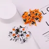 Baby Girls Halloween hairpins children Ghost Pumpkin spook Letter Pattern bow Barrettes kids accessories Pinwheel Hair Clip M3728