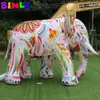 Stage Colorful Large Inflatable Elephant Cartoon Decoration For Party/Event/Concert