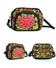 Women's camera bag is handmade, double-sided embroidery, women Single Shoulder Messenger Bagshigh-quality cosmetic bagssfashion wallet,