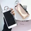 Funda tipo billetera de cuero PU de lujo con cremallera para iPhone X XR XS MAX 7 8 6 6s Plus, funda trasera de PC dura de estilo moderno para teléfono móvil