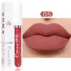 Cmaadu brilho labial líquido fosco, 18 cores, base de batom, copo antiaderente, gloss labial de longa duração 18scc8728093