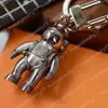 Designers Astronaut Keychains Stainless Steel Women Car Key Chain Fashion Accessories