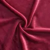 Couverture de flanelle en molleton de corail doux et chaud pour les lits en fausse fourrure de vison jeter une couverture de canapé de couleur unie couvre-lit couvertures à carreaux d'hiver WLL-WQ135