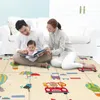 180x100cm Foldable Baby Play Mat Puzzle Mat Educational Children Carpet in the Nursery Climbing Pad Kids Rug Activitys Game Toys 210724