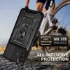 Armor Shockproof Cases For Samsung Galaxy A03s A037F A035F A03 Core Sliding Window Camera Lens Protective Ring Stand Back Cover