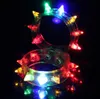 Multi colori Night Glow Stick Braccialetto Lampeggiante Braccialetto Light Sticks Lampeggiante Spike Bracelets Festival FAI DA TE GIOCATORE LED Party Bambini giocattolo