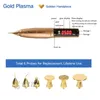 2 in 1 Gold Plasma 펜 섬유 아세포 눈 리프트 주름은 플라스 크라 케어 피부를 줄이고 Plasmalift 아름다움 장비