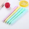 Macaron Color Gel Pens Black Colored Ink Ballpoint Pen for School Student Office Signing Writing Stationery Gifts 0300