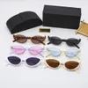 2022 HOT Luxury 1247 Sunglasses For Women Brand Cat eye Designer Summer Style Rectangle Full Frame Top Quality UV Protection Come With Package