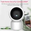 1080P HD IP-kamera Tuya Smart trådlös WiFi-kamera Inomhussäkerhetsövervakning CCTV-kamera PTZ-stöd Alexa Google Monitoring