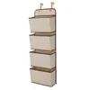 Storage Bags Hanging Handbag Organizer For Wardrobe Closet Bag Door Wall Sundry Shoe With Hanger Pouch 4 Layers