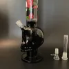 16 polegadas Big Glass Bong Skull Hookah Percolator Shisha Dab Rig Fuming Water Pipe Filtro Bubbler com apanhador de gelo