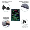 Nieuwheid verlichting kleurrijke led board kits bestuderen kinderen leren diy boardy fluorescerend schrijven advertentiewinkel promotie verlichte hangende boodschap