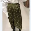 Women High Street Animal Print Pleated Skirt Faldas Mujer Female Side Zipper Chic Party Vestido Brand Skirts QUN732 210416