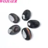 Wojiaer moda doğal gevşek değerli taşlar kristal yakut oval kabin kabin boncukları mücevherbaselet aksesuarları için 13x18mm bu803