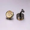 Kflk sieraden shirts manchet links voor het merk Watch Beweging Mechanische grote manchetknopen knop mannelijke hoogwaardige gasten automatisch ti5897562