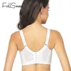 Fallsweet spets bh push up bh c / d kopp plus storlek kvinnor underkläder underwire brassiere vit svart rosa blå 34 38 42 50 210623