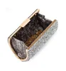 Evening Clutch Bags For Wedding Party Luxury Handbag Glitter Diamond Small Purse Gold Silver Chain Messenger Sac