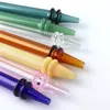 Fumer la chaleur rapide Mini NC Style de stylo coloré Heady Glass Dab Straw 5 pouces Pointe de filtre Chauffage Conseils rapides pour l'eau Bong Dab Rigs