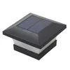 T-Sun LED Solar Power Garden Square Post IP65 Waterdichte Kolom Licht voor Outdoor Courtyard Porch Wandlamp - Warm