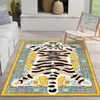 Tapis dessin animé enfant peau de tigre impression 3D pour salon chambre grand tapis tapis personnalisé jouer ramper sol enfants