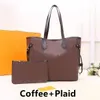 6 colors lattice 2pcs set Shopping Bags Women PU leather handbag womenhandbag ladies designer handbags high qualitys lady clutch purse retro shoulder