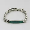 Pulseiras de esmalte de designer pulseiras retro verde charme feminino mensal de pulseira j￳ias de moda de moda 55gq