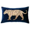 Luxury designer pillow case embroidery Lion tiger and dragon pattern cushion cover 30*50cm use for new home decoration Christmas gifts pillo