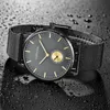Marka Curdden Oryginalne męskie zegarki Mens Fashion Stal nierdzewna Waterproof Milan Waterproof Casual Quartz Watch Relogios Masculinos 2022 Na ręce