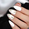 2019 Mjewelly Fake Nails Custom Matte Rhinestones 3D Handmade Нажмите на ногти для ногтей для ногтей