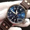 2021 New Top Quality Luxury Wristwatch Big Pilot Midnight 4 color Dial Automatic Men's Watch 46MM Mens Watch Watches