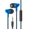 3.5mm Słuchawki przewodowe w słuchawkach Stereo Słuchawki Bass Earbuds Kontrola objętości z mikrofonem dla iPhone Samsung Xiaomi Smartfony