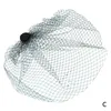 Veli da sposa Bianco Nero Avorio Net Birdcage Affascinante velo da sposa Cappelli Halloween Fascinator Face6199040