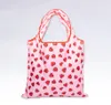 Portable environmental protection folding shopping Storage Bags floral cloth waterproof and reusable