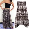 Women Wide Leg Pants Baggy Afghani Genie Indian Aladdin Print High Waist Fashion Trouser Plus Size Loose Chiffon Clothing 210522