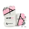 Gants MMA demi-doigt valables Kick Boxing hommes femmes PU karaté Muay Thai Guantes De Boxeo combat libre Sanda équipement d'entraînement