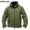 Winter Military Tactical Fleece Jacket Men Warm Polar Army Clothes Multiple Pocket Outerwear Casual Thermal Hoodie Coat Jackets 210818