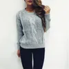 Women Sweaters Warm Pullover and Jumpers Crewneck Mohair Pullover Twist Pull Jumpers Autumn Knitted Sweaters Christmas 210419